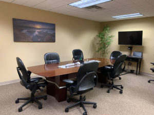 Court reporter in Albany NY with videoconferencing room